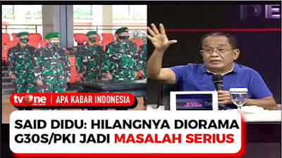 Dibongkarnya Diorama PKI, Said Didu: Dudung dan AY Nasution Bisa Dijerat Pidana