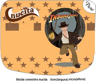 Indiana Jones, Free Printable Nucita Labels.