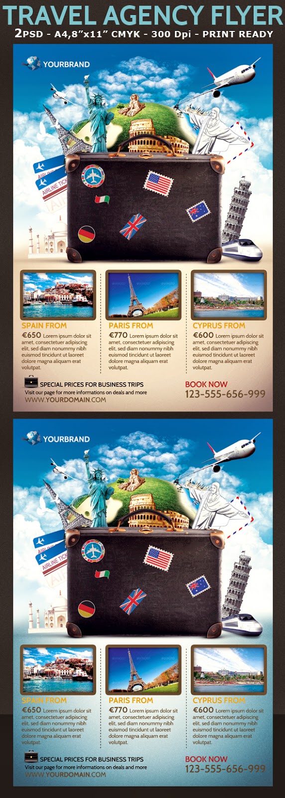  Travel Agency Promotional Flyer Template