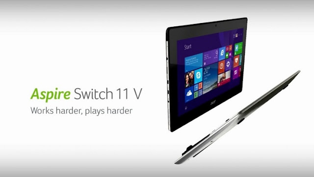 Harga Notebook Acer Aspire Switch 11V Tahun 2017 Lengkap Dengan Spesifikasi, Didukung Layar Seluas 11.6 Inchi