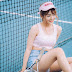 Bộ ảnh hot girl An Vy gợi cảm trên sân tennis