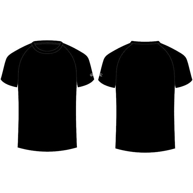 Download Gambar Template Kaos Hitam Polos Depan Belakang Gambar ...