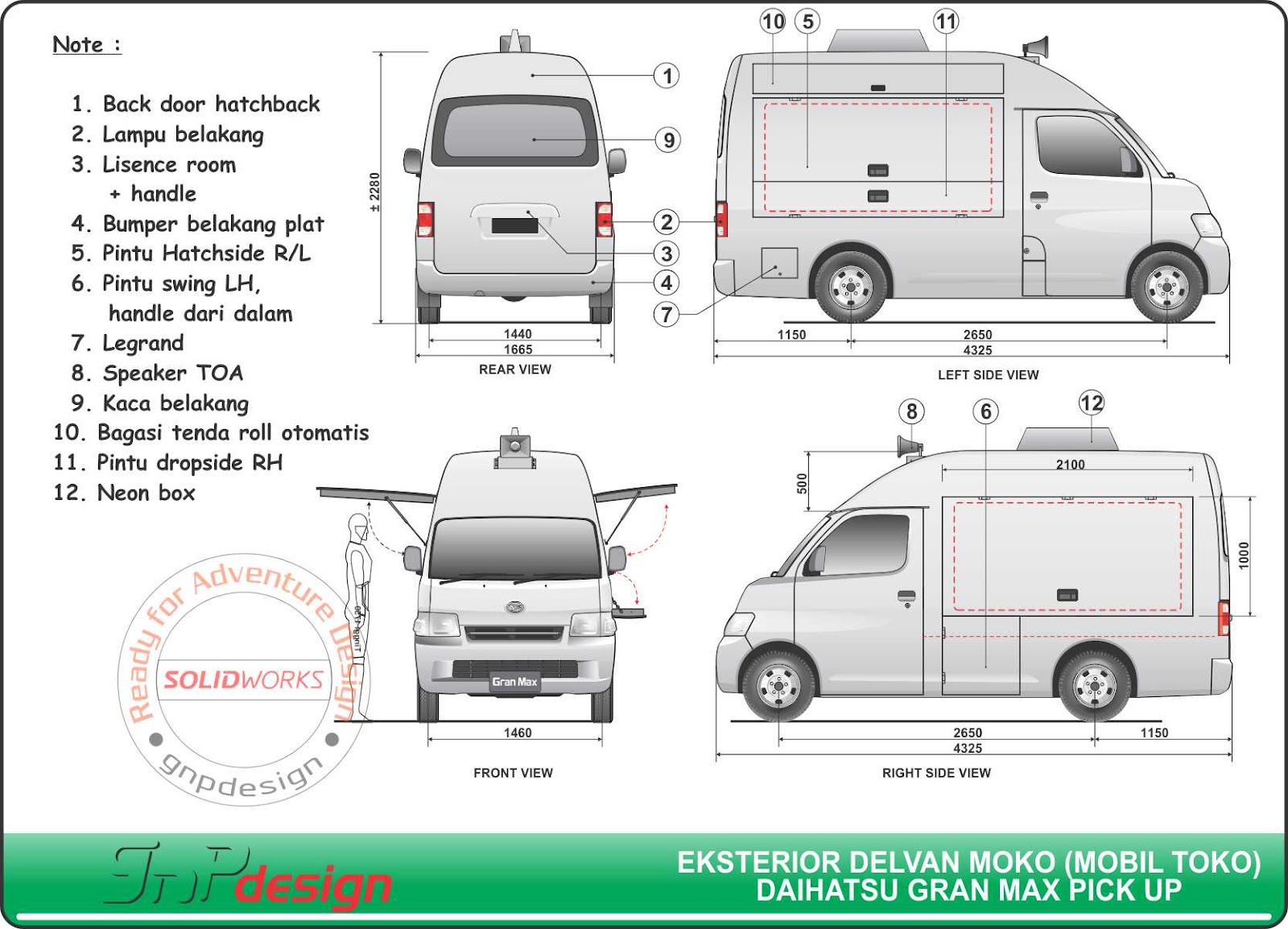 gnp design: MOko [Mobil Toko] , Warling [Warung Keliling]