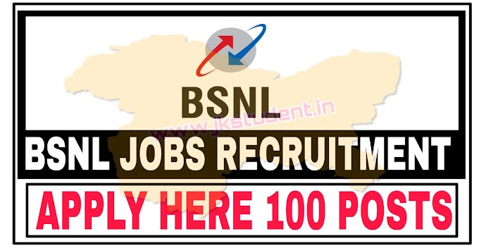 BSNL Jobs Recruitment 2022 | Apply For 100+ Job Posts In BSNL