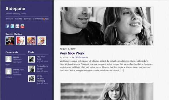 Sidepane Premium Theme by Themify