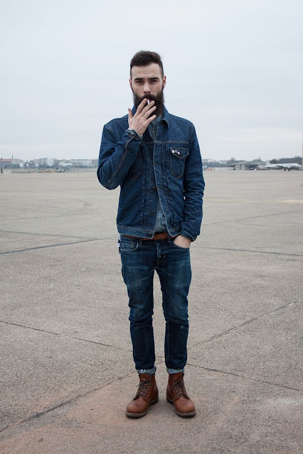 ミラロンドンスクラップbook メンズ ｇジャン デニムジャケット の着こなし コーデ 80スタイル