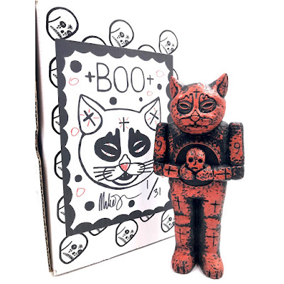 Boo the Cat, Bones & Lucky Halloween Edition Resin Figures by Mike Egan