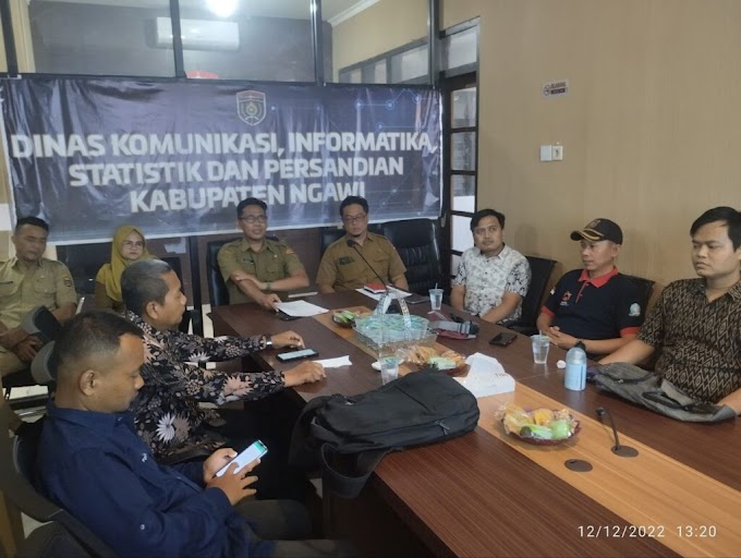 Pertemuan Lanjutan Dinas Kominfo Ngawi Bahas Hasil Penilaian Lomba Website OPD: Transparansi dan Perubahan Menyertai Kompetisi