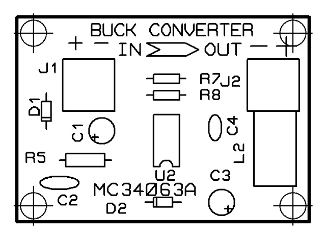 Making A 12 V To 5 V Buck Converter Using MC34063A