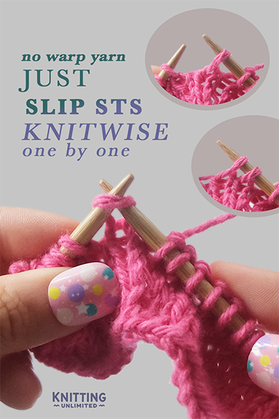 slip stitches knitwise