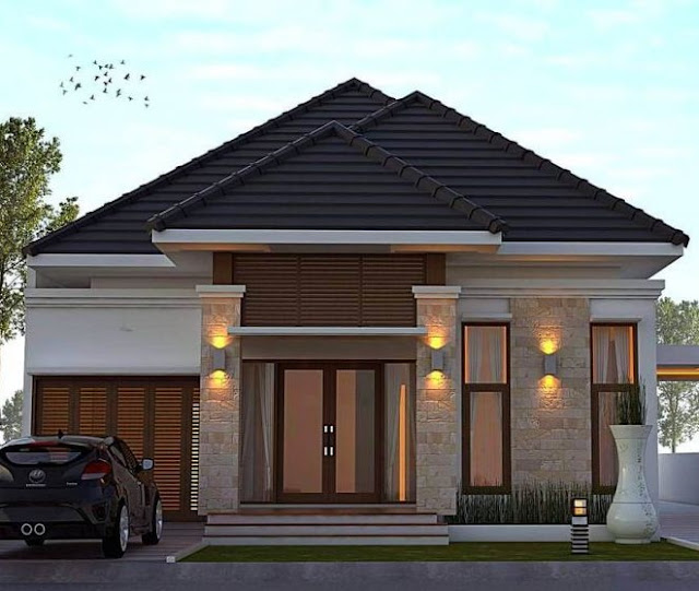 model teras rumah sederhana terbaru