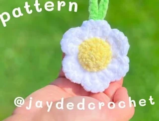 PATRON GRATIS FLOR AMIGURUMI 65669