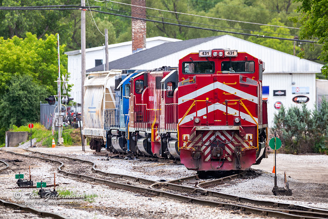 VTR 431 sits north of Park Street by the VTR shop (out of view to the left)