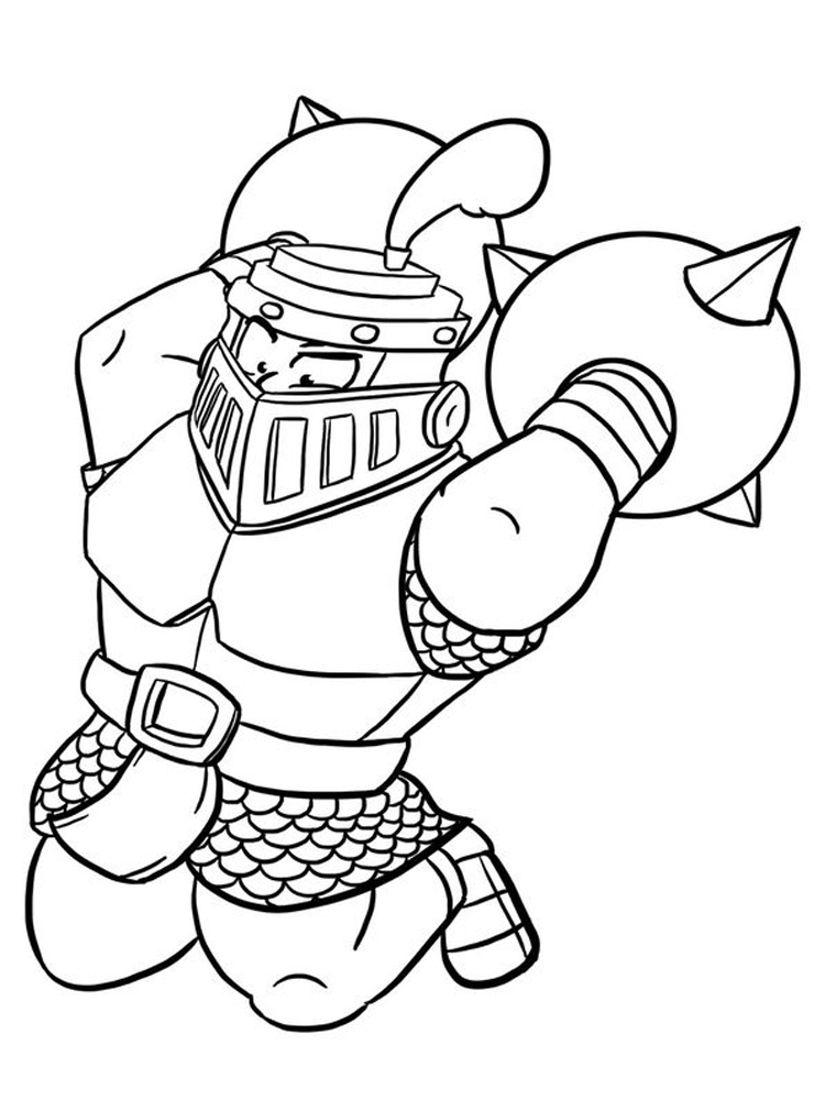 download printable clash royale coloring pages