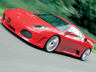 Red Ferrari Sports Car