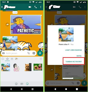 Cara Copy Stiker Yang Dikirim Teman di WhatsApp