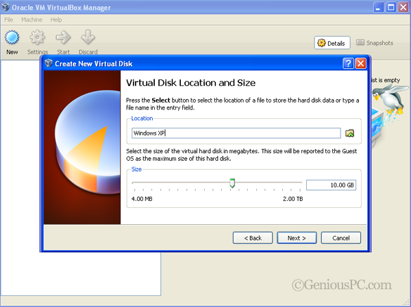 Using VirtualBox To Install an OS