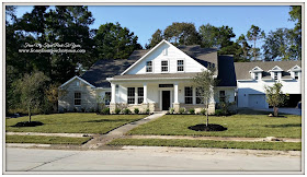 Suburban-White- Farmhouse-Landscpaing-Stonework-From My Front Porch To Yours