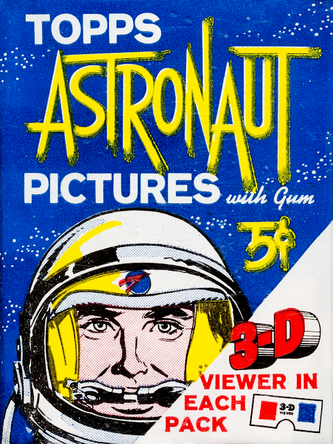 1963 Topps : Astronaut Pictures with Gum