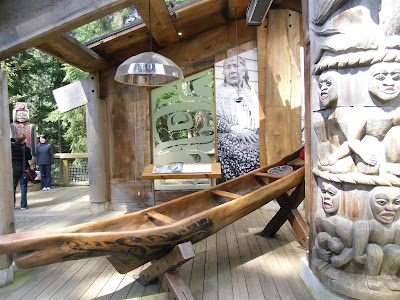 Capilano Suspention Bridge and totem poles