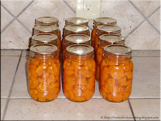 jars of home canned carrots