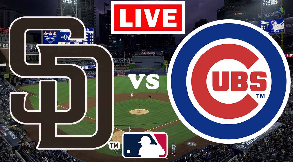 San DieGO Padres vs. Chicago Cubs Partido Gratis EN VIVO y EN DIRECTO.