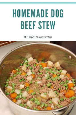 Homemade Dog Beef Stew