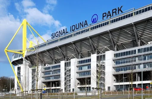 The Signal Iduna Park Stadium in Dortmund