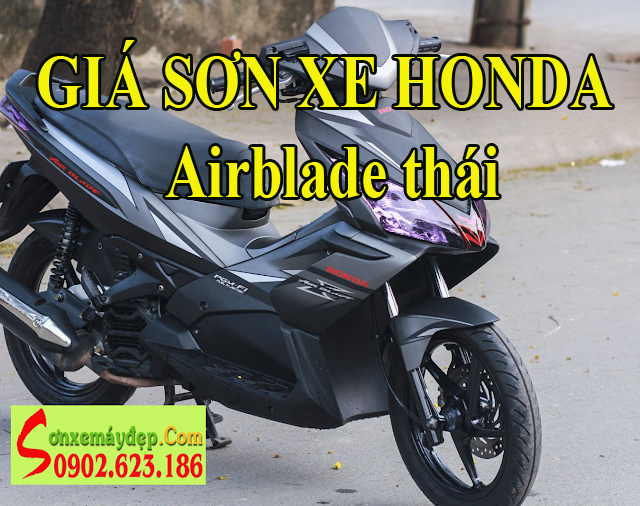 Bảng giá sơn xe máy Honda Airblade thái