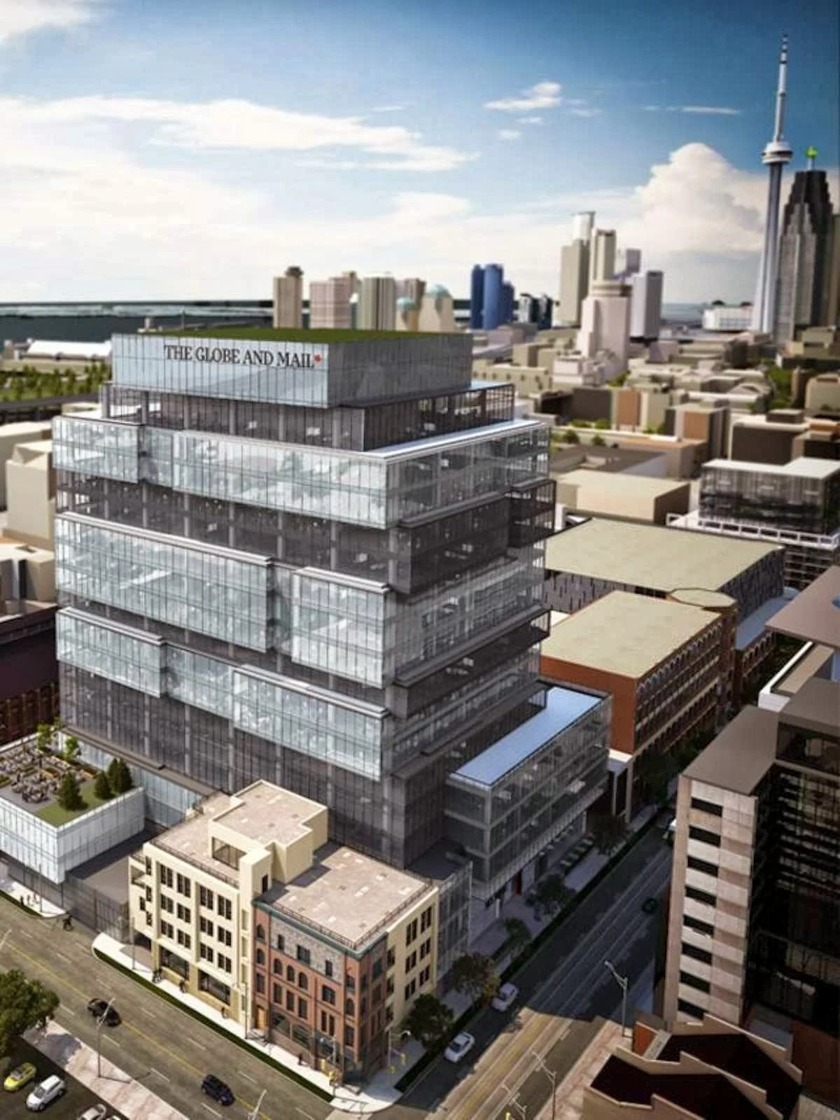 Globe and Mail Centre by Diamond Schmitt Architects