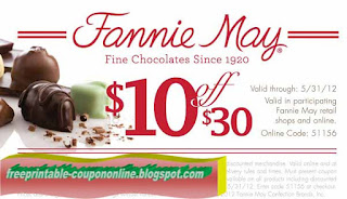 Free Printable Fannie May Coupons