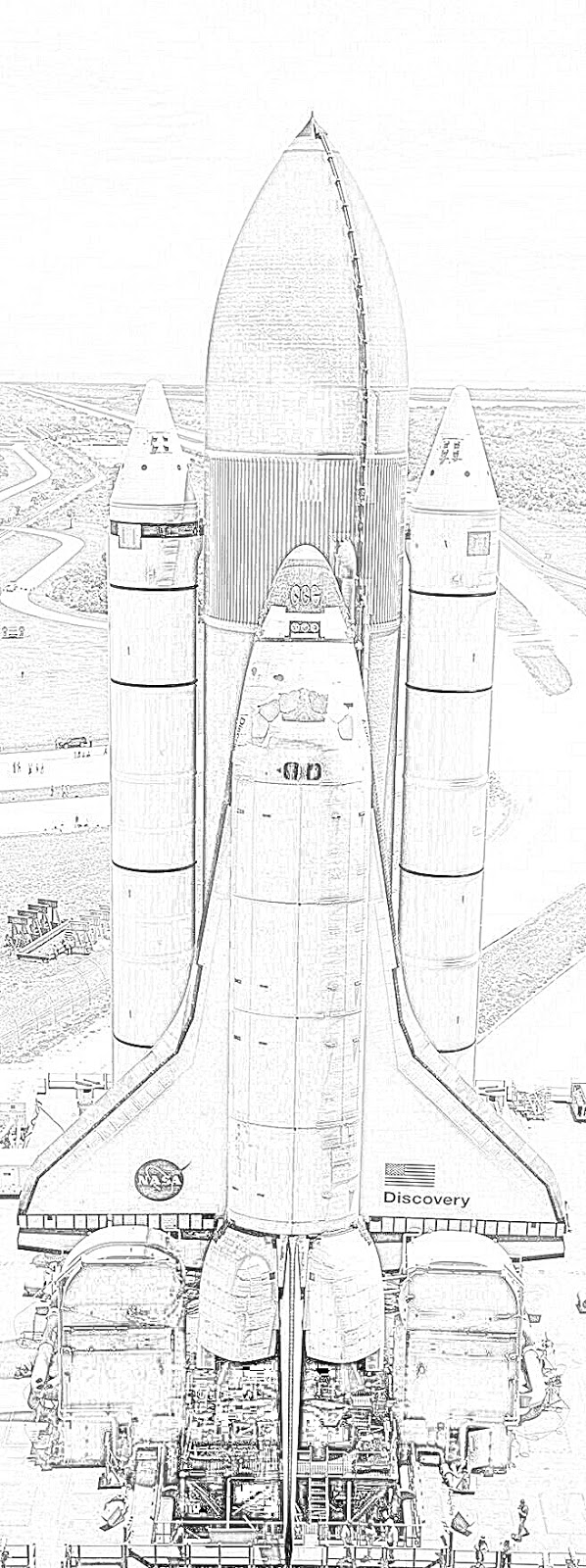 Download Coloring Pages: NASA Rockets Coloring Pages