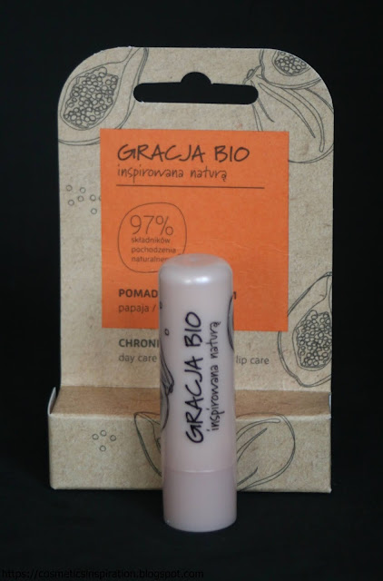 Gracja Bio - Pomadka do ust 2 w 1 Papaja