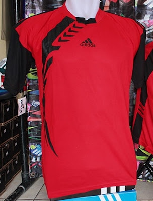 Desain Kaos Futsal Adidas Zeriget Warna Merah