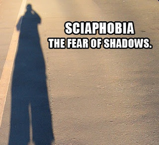  Sciophobia, fear of shadows