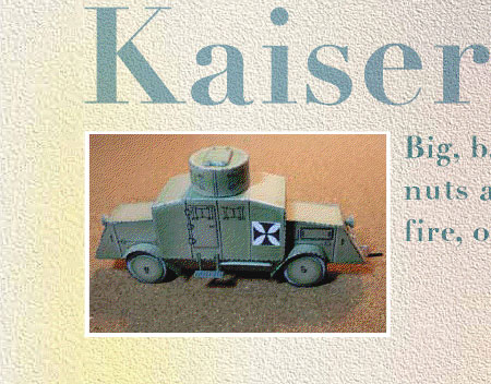 Kaiser Bussing Papercraft