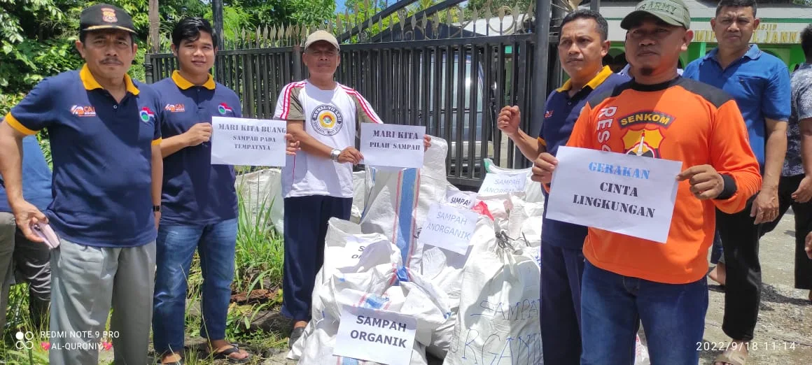 Sambut World Cleanup Day Tahun 2022, LDII Nabire Lakukan Kampanye Pilah Sampah