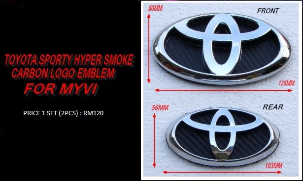 Logo emblem - Honda/Proton/Toyota/Daihatsu/R3/TRD: Logo 