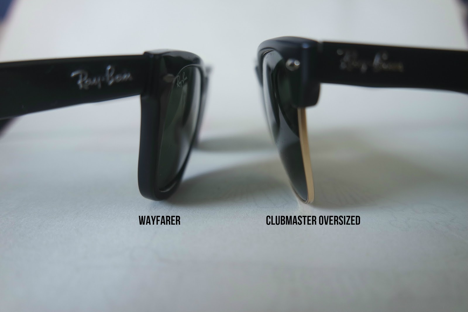 Iyaajay Mens Style Blog Rayban Roundup Latest Purchase Review Of Clubmaster Oversized Iyaajay