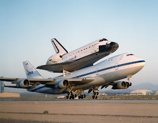 SCA, shuttle carrier aircraft, iconic piggyback ride, the 747 carrying the space shuttle, john kiker, boeing 747, the original jumbo jet, airplane