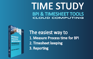 Time Study, Timesheet cloud computing tools (Business Process Improvement Tools)