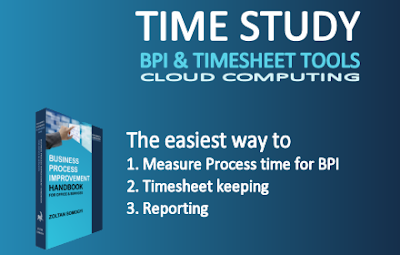 Time Study, Timesheet cloud computing tools (Business Process Improvement Tools)