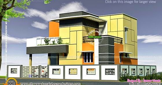 Tamilnadu house  modern style Kerala home  design and 
