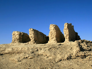 Ruinas de Loulan, desierto de Taklamakán