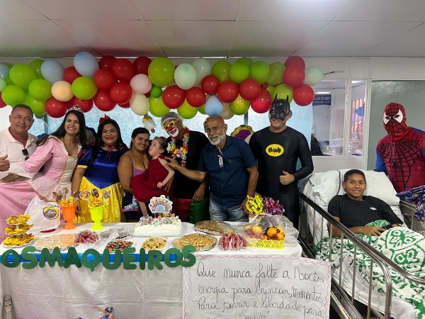 Celebração do dia das crianças no Hospital Geral do Estado (HGE), em Maceió