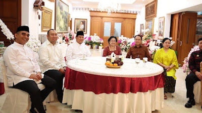 Prabowo Temui Jokowi dan Megawati di Idulfitri, Lieus Sungkharisma: Tidak Wajar, tapi Semoga Membicarakan Hajat Rakyat