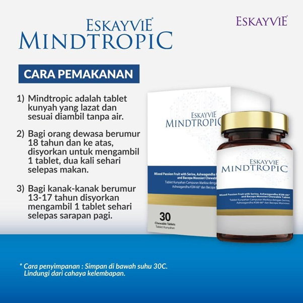 agaimana 5 Nutrisi Utama Eskayvie Mindtropic Boleh Bantu Anda Tidur Dengan Lebih Lena Sekaligus Mengatasi Masalah Stres