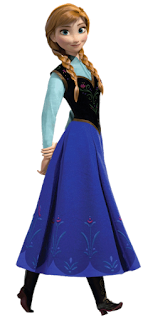 Anna de frozen para imprimir