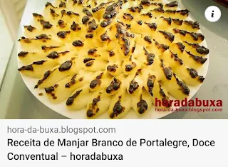 Receita de Pão de Rala, Doce Conventual de Évora – horadabuxa