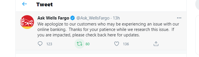 Well fargo twitter